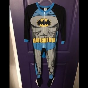 DC comics Batman Fleece Footie Pajama with Cape